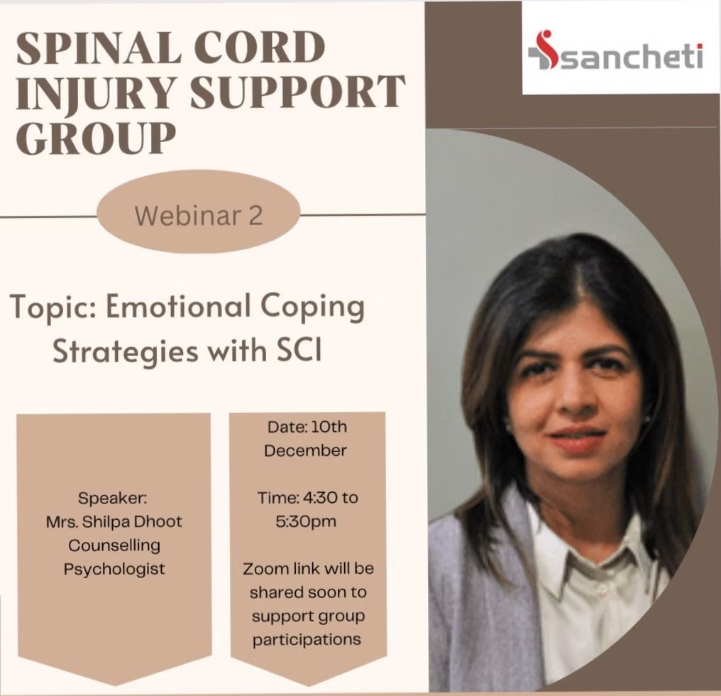 Emotional Coping Strategies with SCI — event material